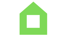 Logo Fenster Bley GmbH mit stilisiertem grünen Haus mit Fenster